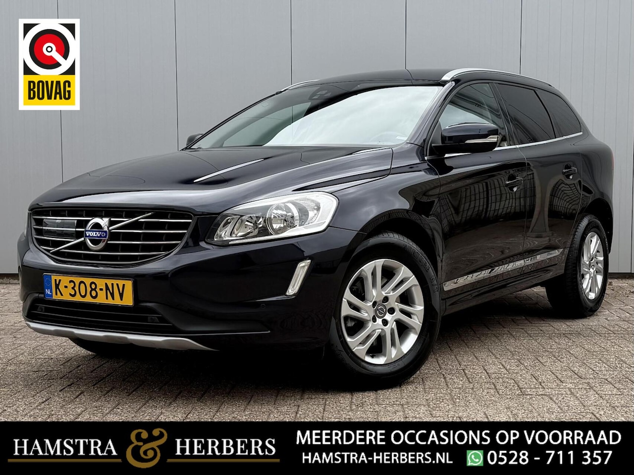 Volvo XC60 - 2.0 D3 FWD Summum blauw - AutoWereld.nl