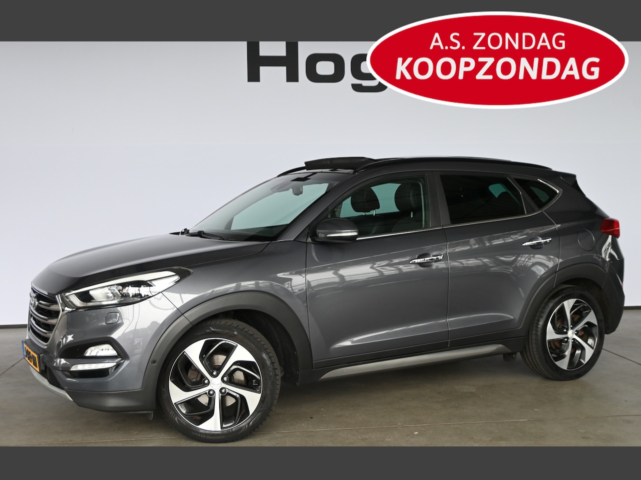 Hyundai Tucson - 1.6 T-GDi Comfort 4WD Automaat Cruise Clima Trekhaak Panoramadak Stoelverwarming Goed Onde - AutoWereld.nl