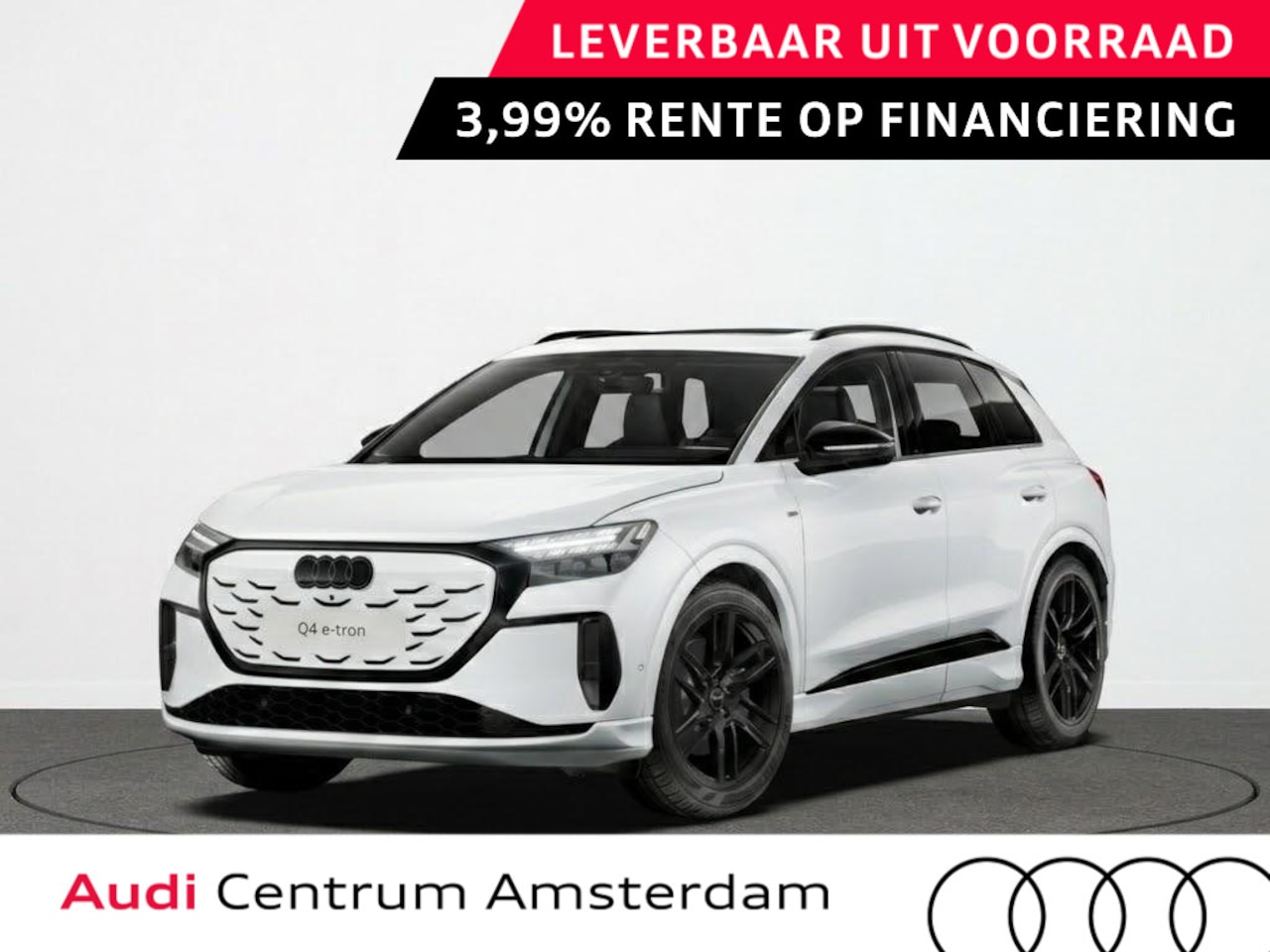 Audi Q4 e-tron - S edition e-tron 82 kWh 286 pk | Techniekpakket plus | Optiekpakket zwart-glanzend | Glaze - AutoWereld.nl