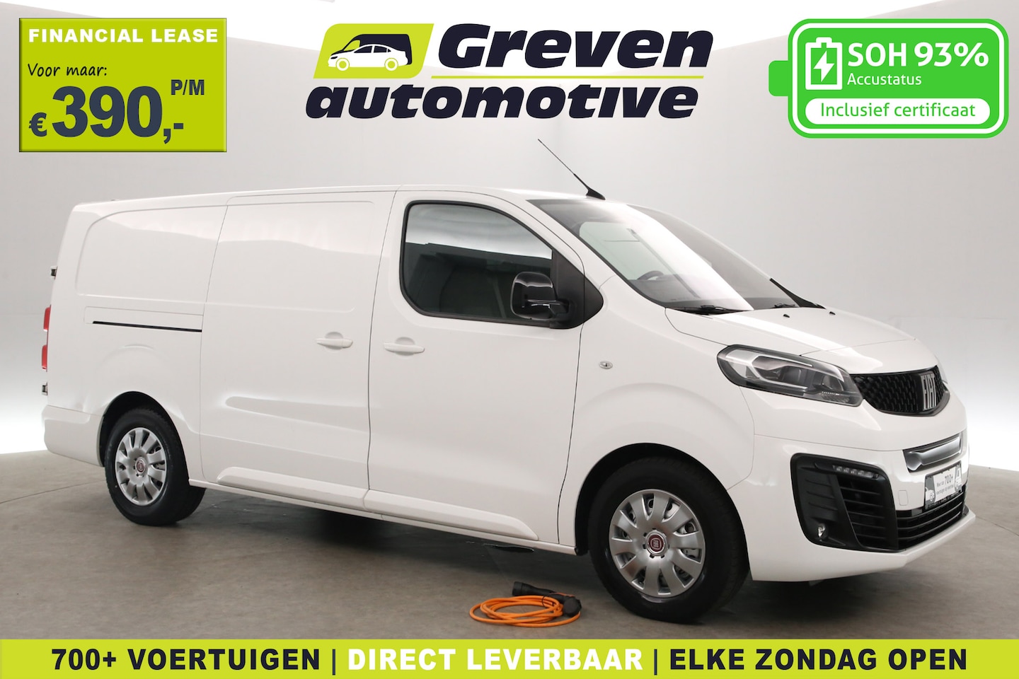 Peugeot e-Expert - Fiat e-Scudo 75 kWh L3H1 | Snelladen | SOH 93% | Clima | Camera | 3 Zits | Carplay | Cruis - AutoWereld.nl
