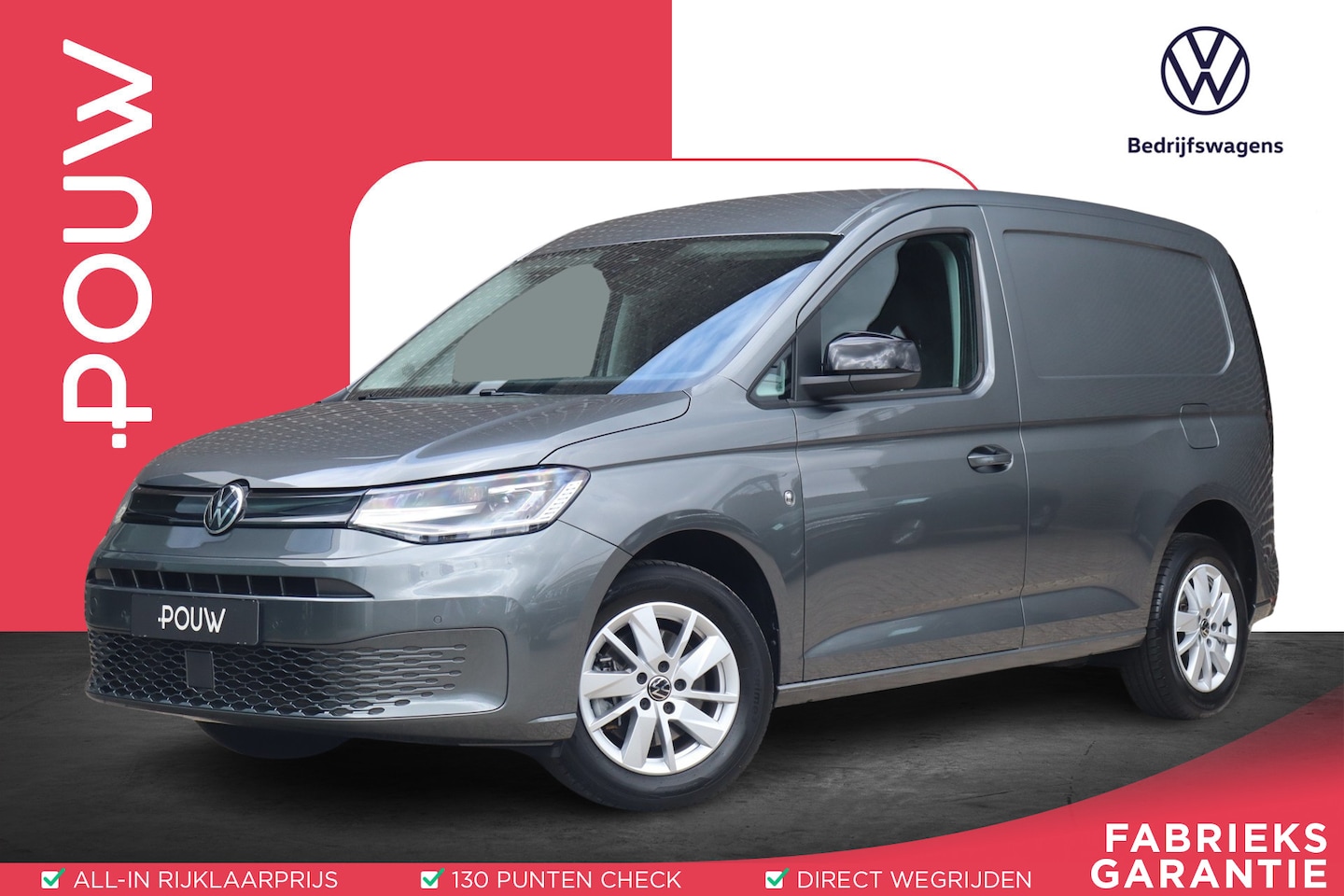 Volkswagen Caddy Cargo - 2.0 TDI 122pk DSG Style | App Connect | LED Koplampen | 16" Velgen | Trekhaak - AutoWereld.nl
