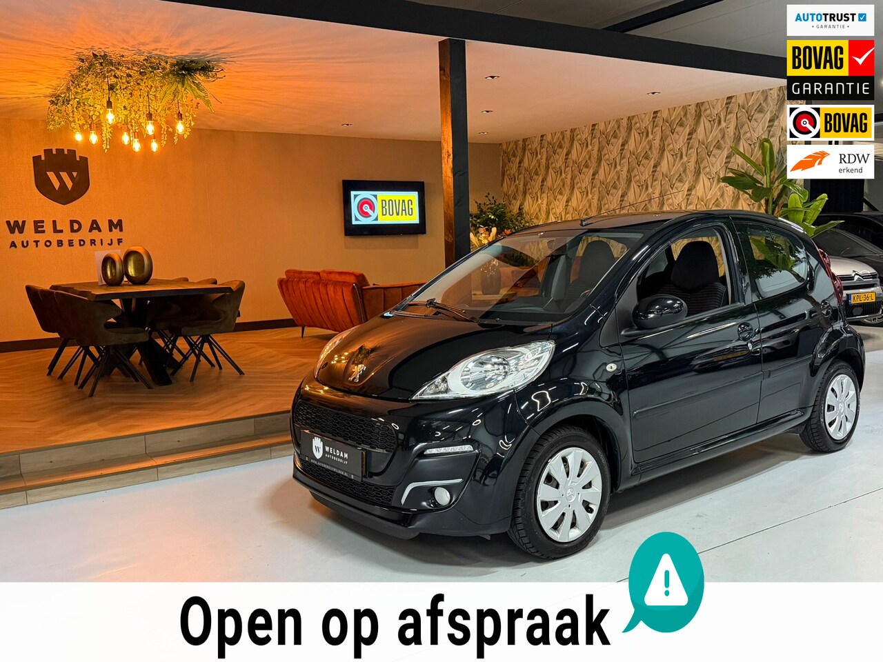 Peugeot 107 - 1.0 Active NAP Automaat|NAP|CarPlay|Navigatie|LED|Airco|5-Deurs|Nieuwe APK|Garantie|Rijkla - AutoWereld.nl