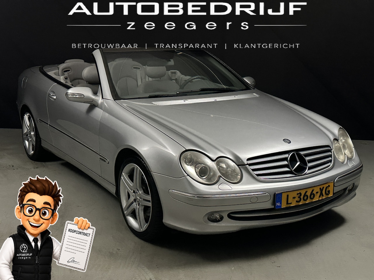 Mercedes-Benz CLK-klasse Cabrio - 320 Avantgarde Elegance *Automaat*Navi*Cabrio* - AutoWereld.nl