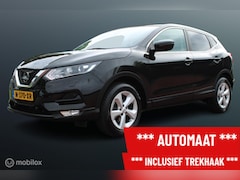 Nissan Qashqai - 1.2 N-Connecta Automaat, Trekhaak, Pdc voor + achter + camera, Cruise, Clima, Donker glas,