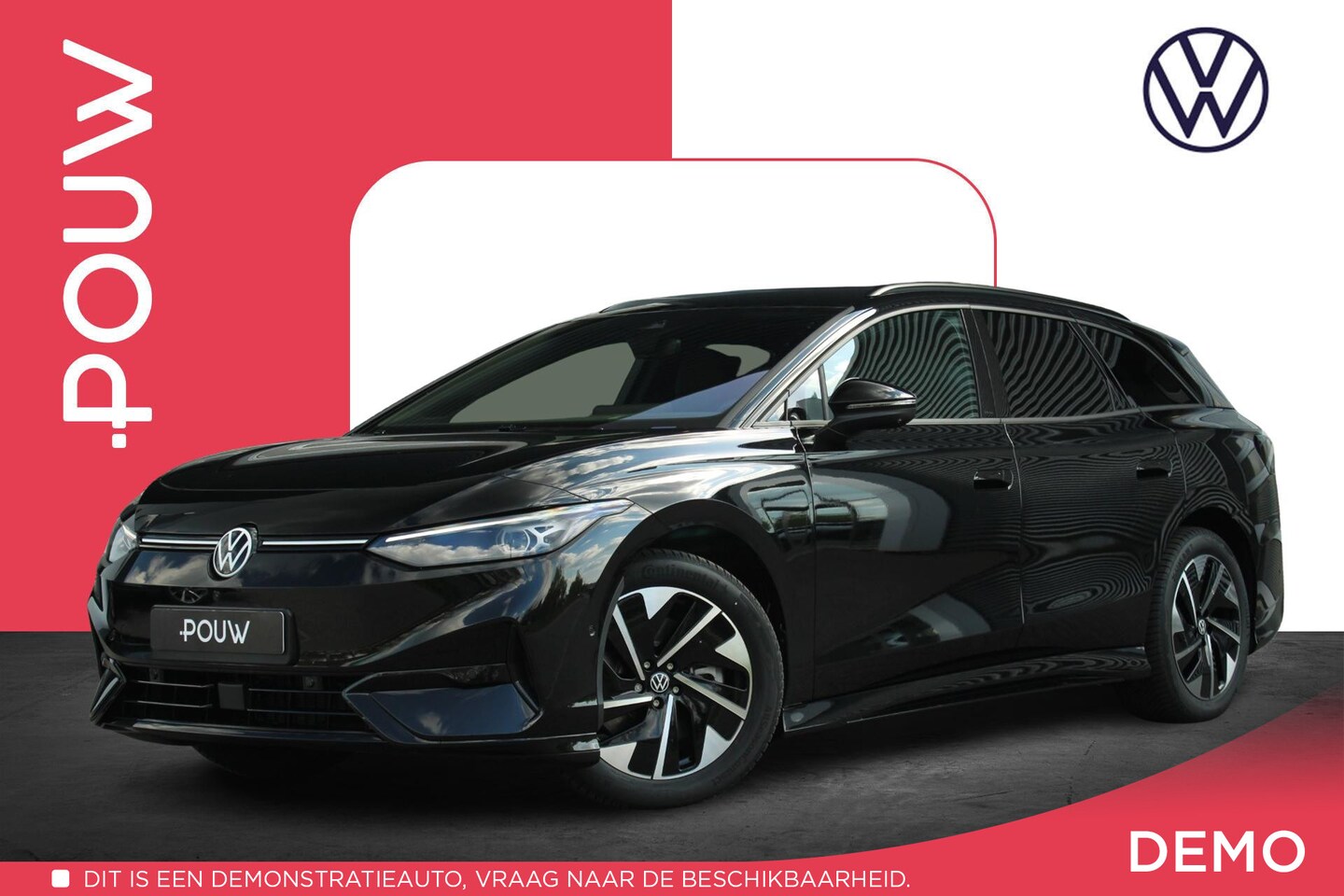Volkswagen ID.7 Tourer - 286pk Limited Edition 77 kWh | Black Edition Pakket | Trekhaak Wegklapbaar - AutoWereld.nl
