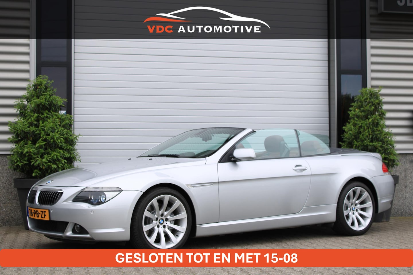 BMW 6-serie Cabrio - 645Ci S Rood Leder | Memory | Xenon | Navi | Stoelverwarming - AutoWereld.nl
