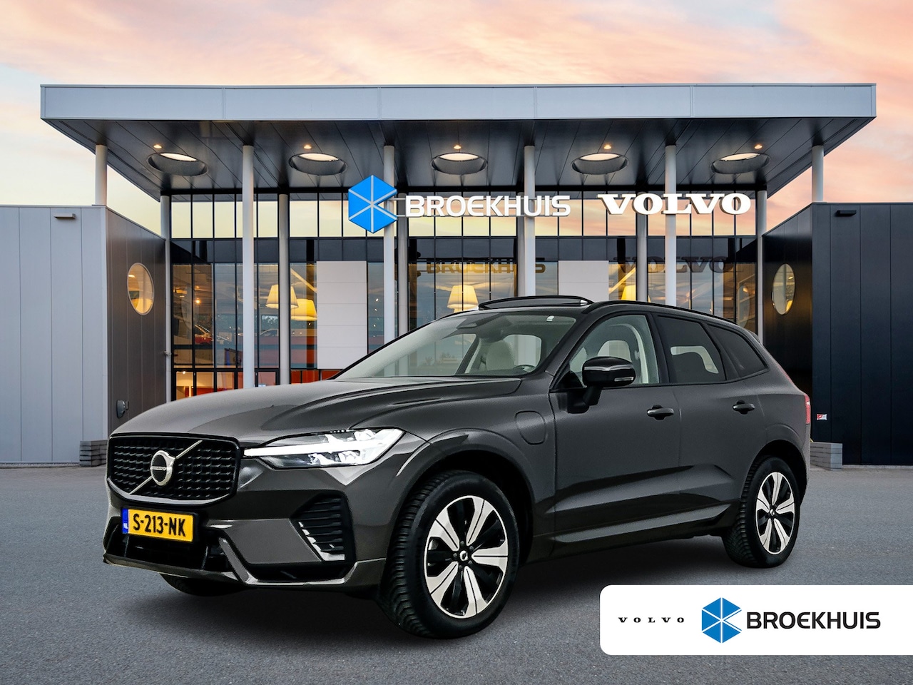 Volvo XC60 - T6 Plus Dark | 19" Allseason | Adaptieve Cruise | Panoramadak | Elektr. verst. Stoelen | K - AutoWereld.nl