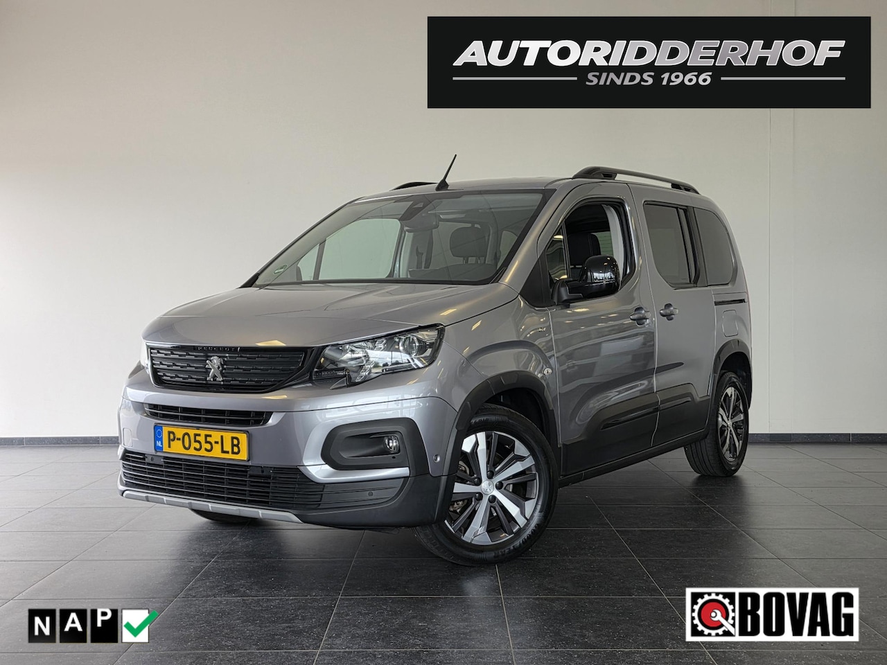 Peugeot Rifter - 1.2 Puretech GT | Stoelverwarming | 18" Inch | Apple Carplay & Android Auto | Cruise Contr - AutoWereld.nl