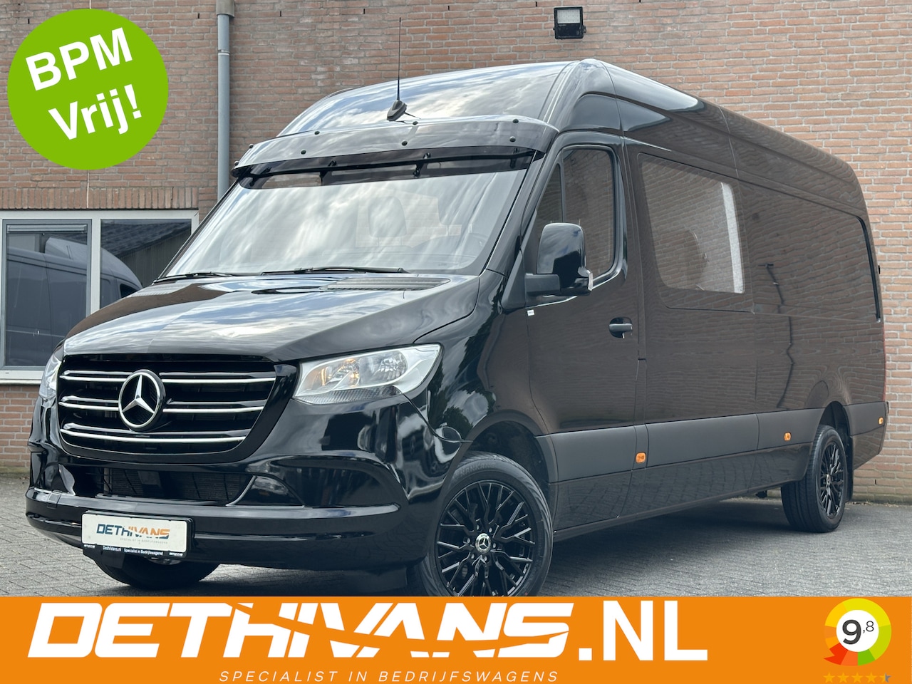 Mercedes-Benz Sprinter - 317CDI 170PK L3H2 Dubbelcabine 6-Persoons / 9G-Tronic / Euro6 - AutoWereld.nl