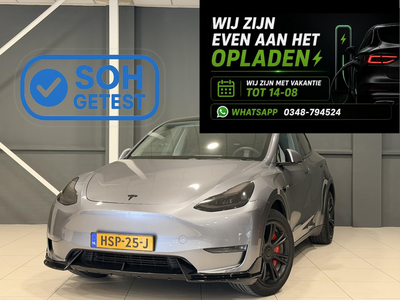 Tesla Model Y - Long Range AWD 75 kWh | Sport pakket | Leder interieur | SOH 92,2% | - AutoWereld.nl