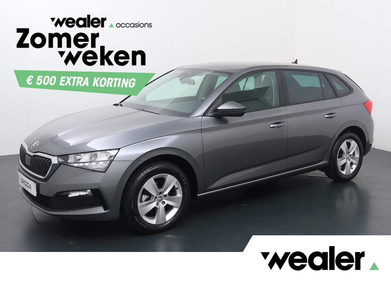 Skoda Scala - 1.0 TSI Ambition | 110 PK | Cruise control | Airco | Lane assist | DAB | Apple Carplay / A - AutoWereld.nl
