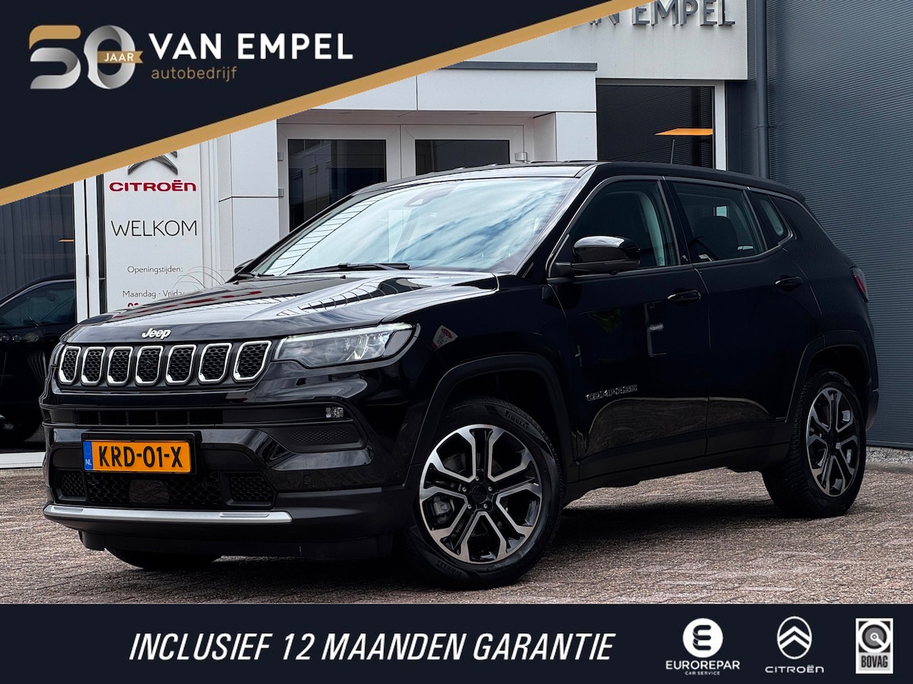 Jeep Compass - 1.5T e-Hybrid Longitude | 360 Camera | Navi By App | All-Season banden | Winter Pack | Cli - AutoWereld.nl