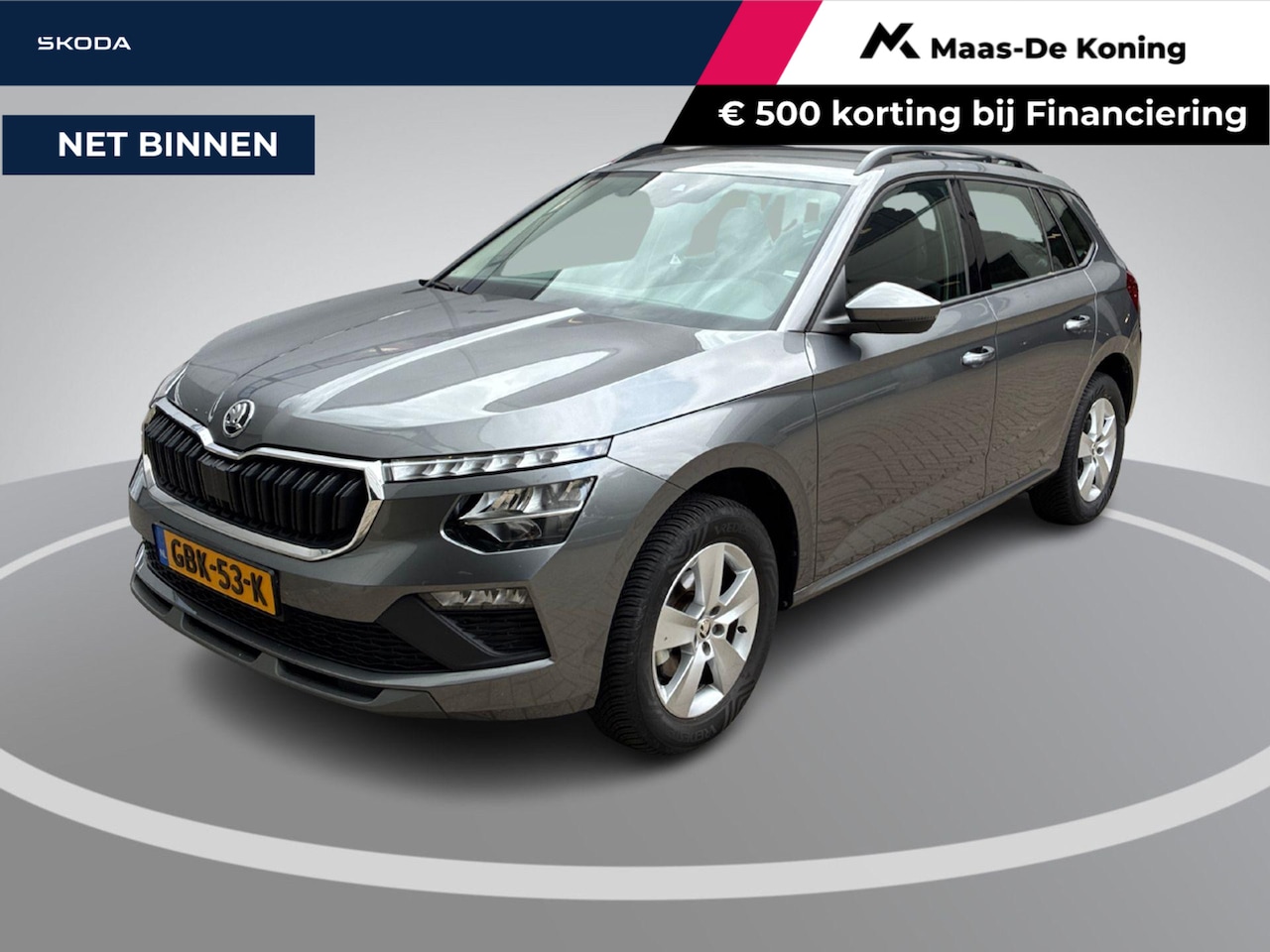 Skoda Kamiq - 1.0 TSI 115pk Selection Apple/Android Car Play · P-Sensoren · Cruise Control · DAB · 16'' - AutoWereld.nl