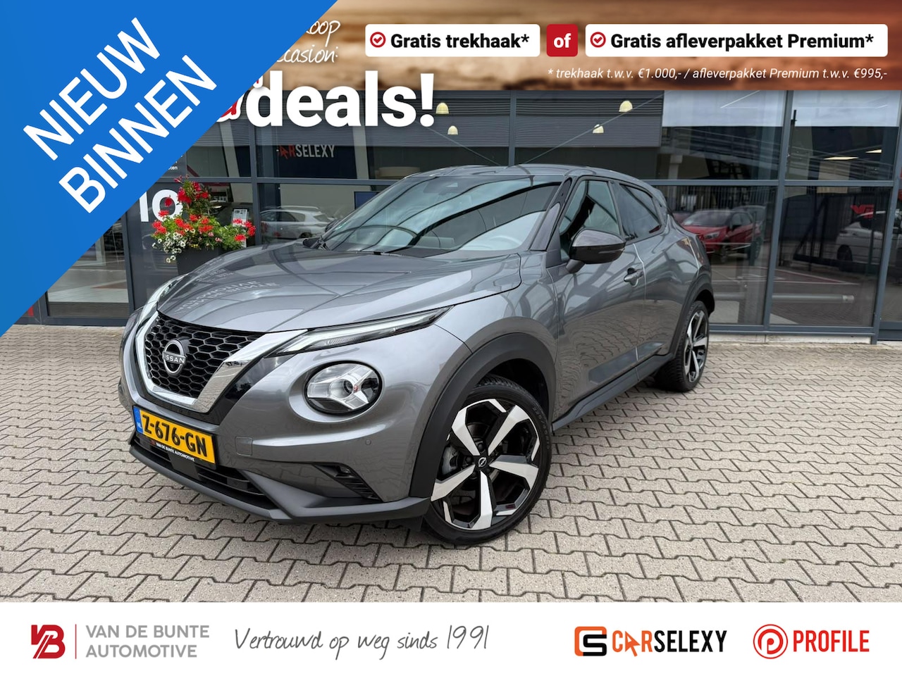 Nissan Juke - 1.0 DIG-T Tekna *Bose & ACC* - AutoWereld.nl