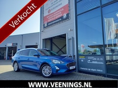 Ford Focus Wagon - 1.0 EcoBoost Titanium X Business - 1 EIGENAAR - NL AUTO - ZEER LUXE - AFN TREKHAAK