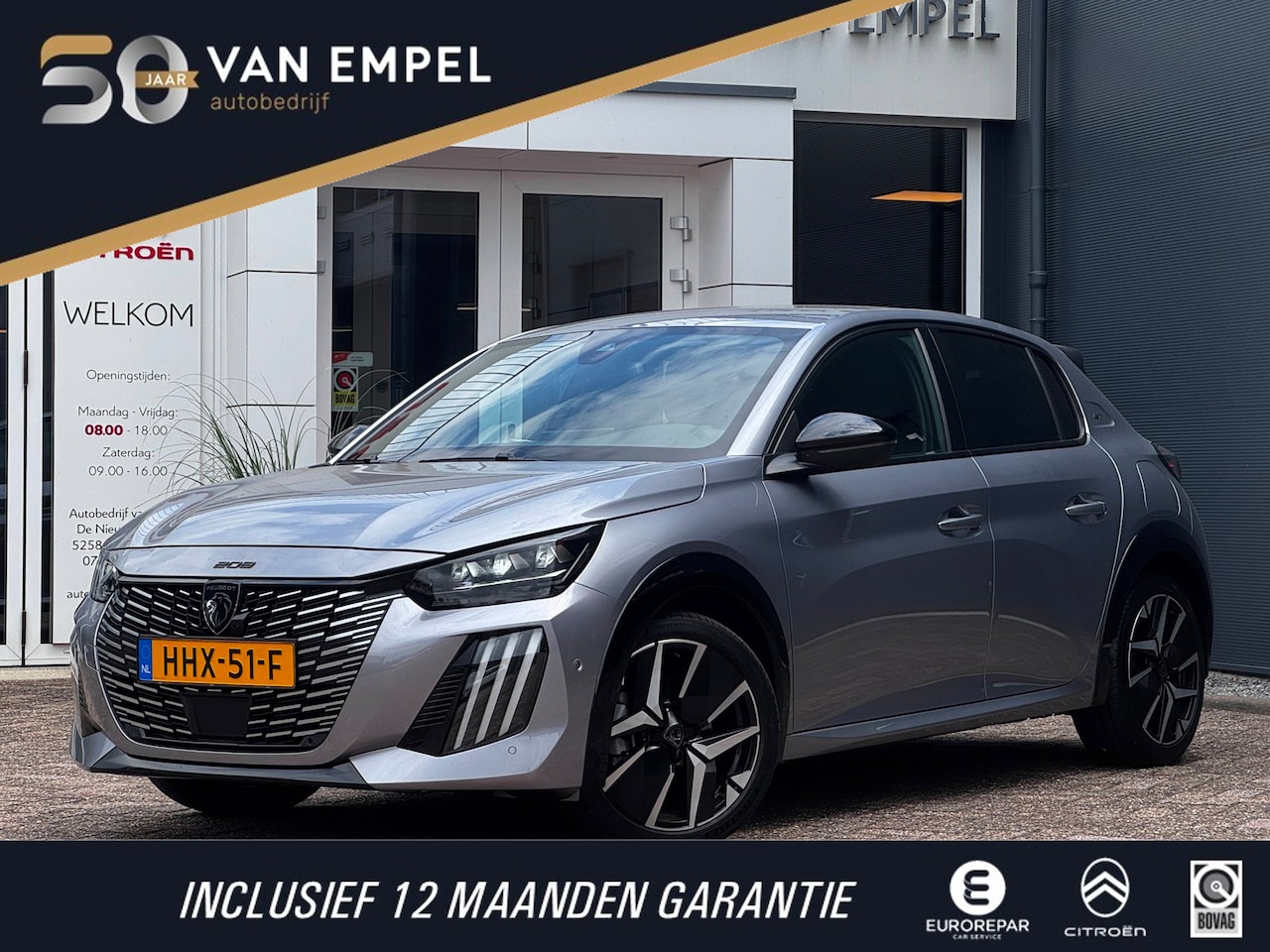Peugeot 208 - 1.2 Hybrid 145 e-DCS6 GT | NL-Auto | 360 Camera | Navigatie | Adaptive Cruise | Automaat | - AutoWereld.nl