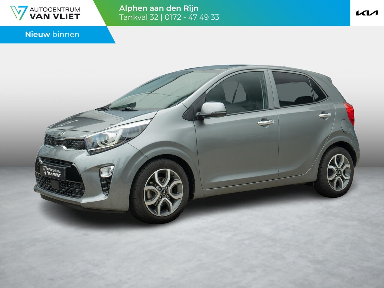 Kia Picanto - 1.0 DPi DynamicPlusLine | 16'' LM | Clima | Navi | Camera | Carplay | Keyless | - AutoWereld.nl