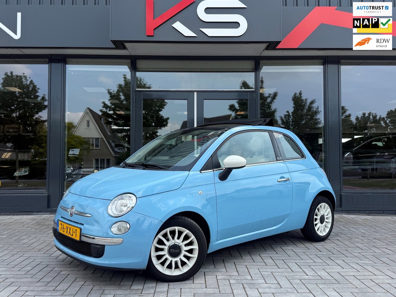 Fiat 500 C - 0.9 TwinAir Color Therapy Nieuwe apk Airco Pdc - AutoWereld.nl