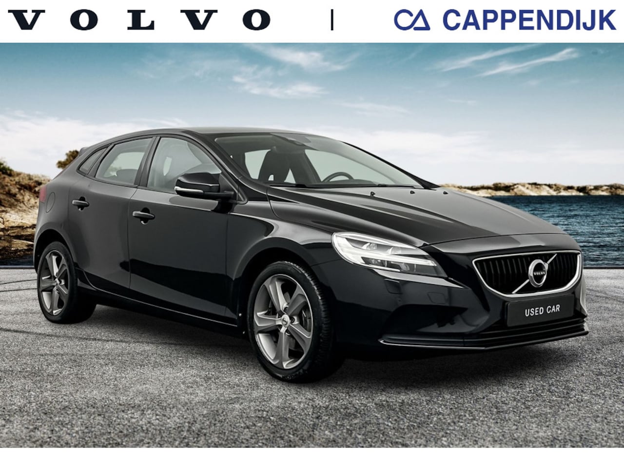 Volvo V40 - T3 153PK Nordic+ Standkachel| Navi| Cruise| Climate| OnCall| 17''inch - AutoWereld.nl