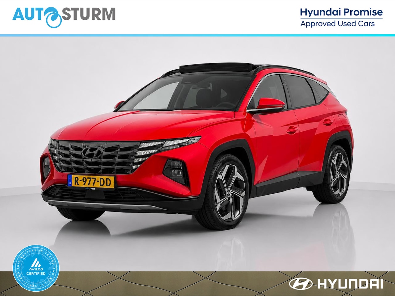 Hyundai Tucson - 1.6 T-GDI PHEV Premium Sky 4WD SoH 98% incl. Trekhaak, NL-Auto + 1e Eigenaar! - AutoWereld.nl