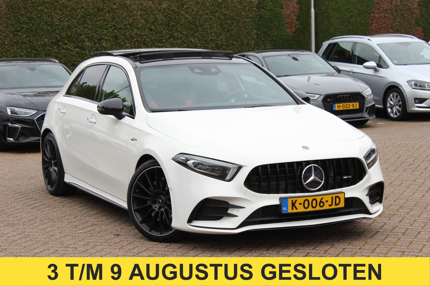 Mercedes-Benz A-klasse - AMG 35 4MATIC Premium 56.103 km! / Panoramadak / Camera / Burmester / AMG Stuur / 19'' / M - AutoWereld.nl