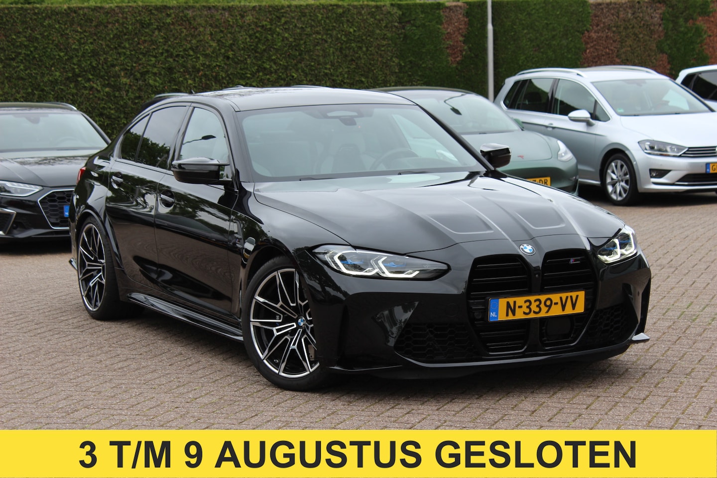 BMW M3 - 3-serie Competition / 360Camera / Carbon / Head-up / Keyless / Leder / 19'' / CarPlay / De - AutoWereld.nl