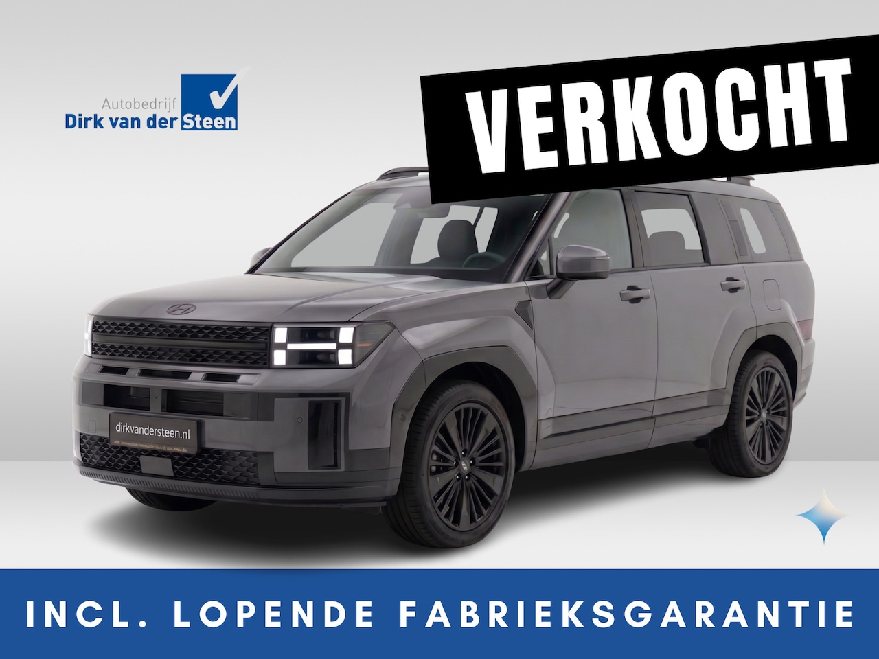 Hyundai Santa Fe - 1.6 T-GDI PHEV Black Line 4WD 7p. | Stoelventilatie En Verwarming | 360° Camera | Lederen - AutoWereld.nl