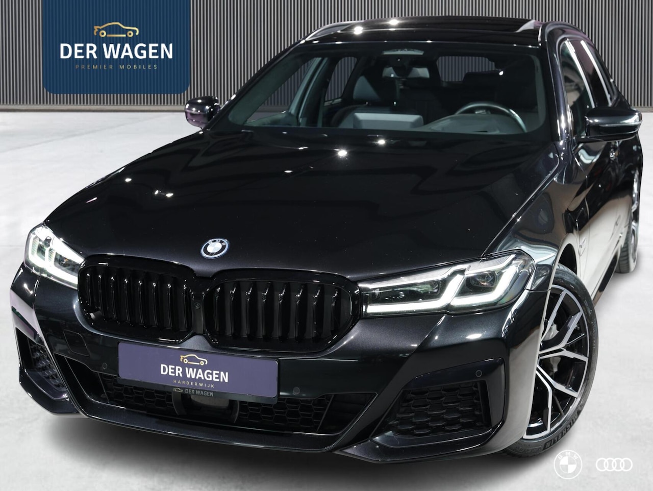 BMW 5-serie Touring - 530e xDrive M Sport / PANODAK / El STOELEN / HARMANKARDON / ACC / DODEHOEK - AutoWereld.nl