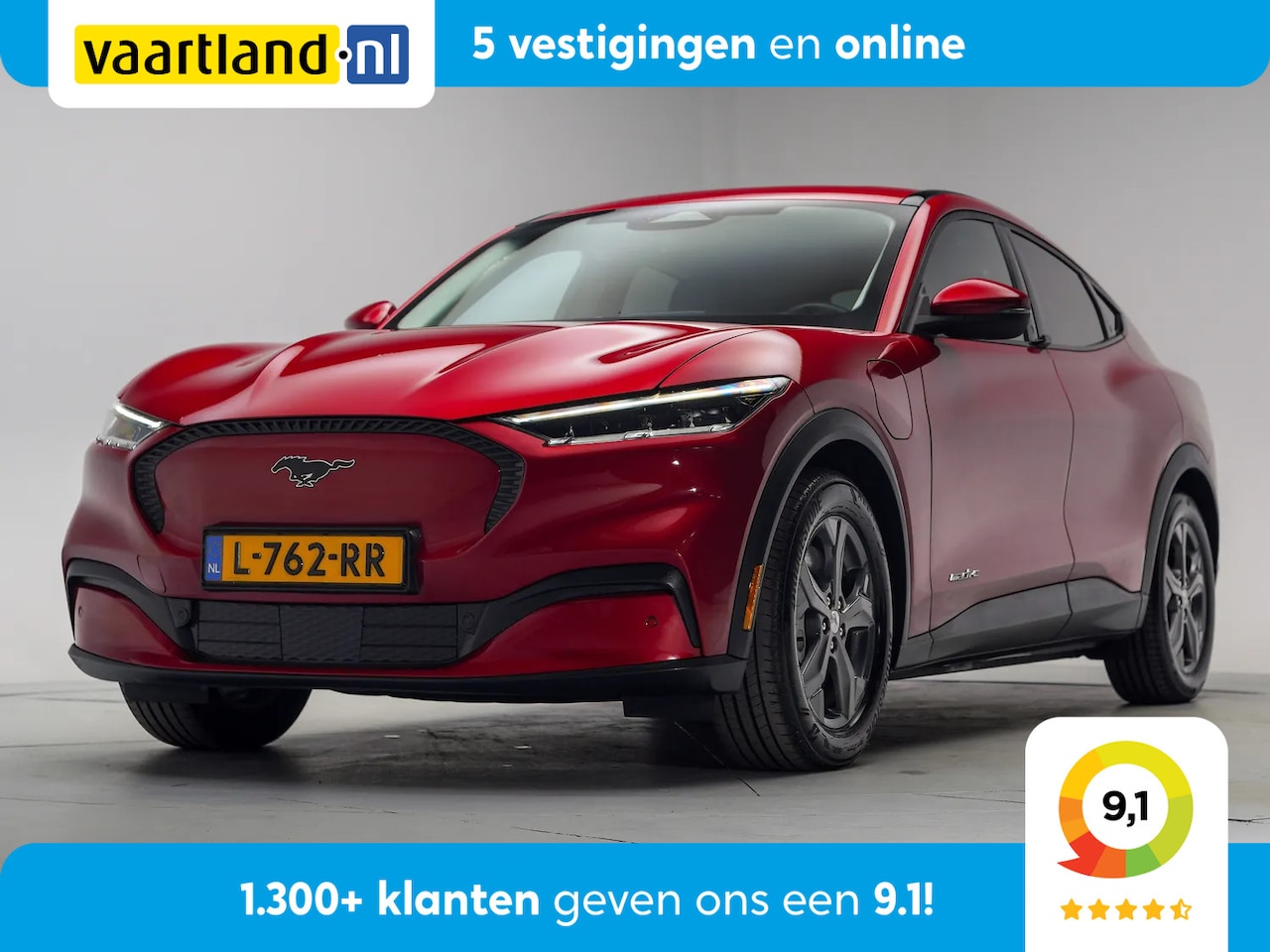 Ford Mustang Mach-E - RWD 75 kWh [ Adapt.cruise Leder Camera Stoelverrwarming ] - AutoWereld.nl
