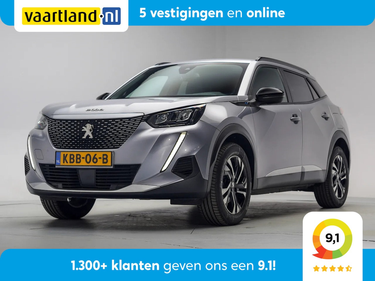 Peugeot e-2008 - EV Allure 50 kWh 3-fase [ LED Navi Camera Keyless ] - AutoWereld.nl