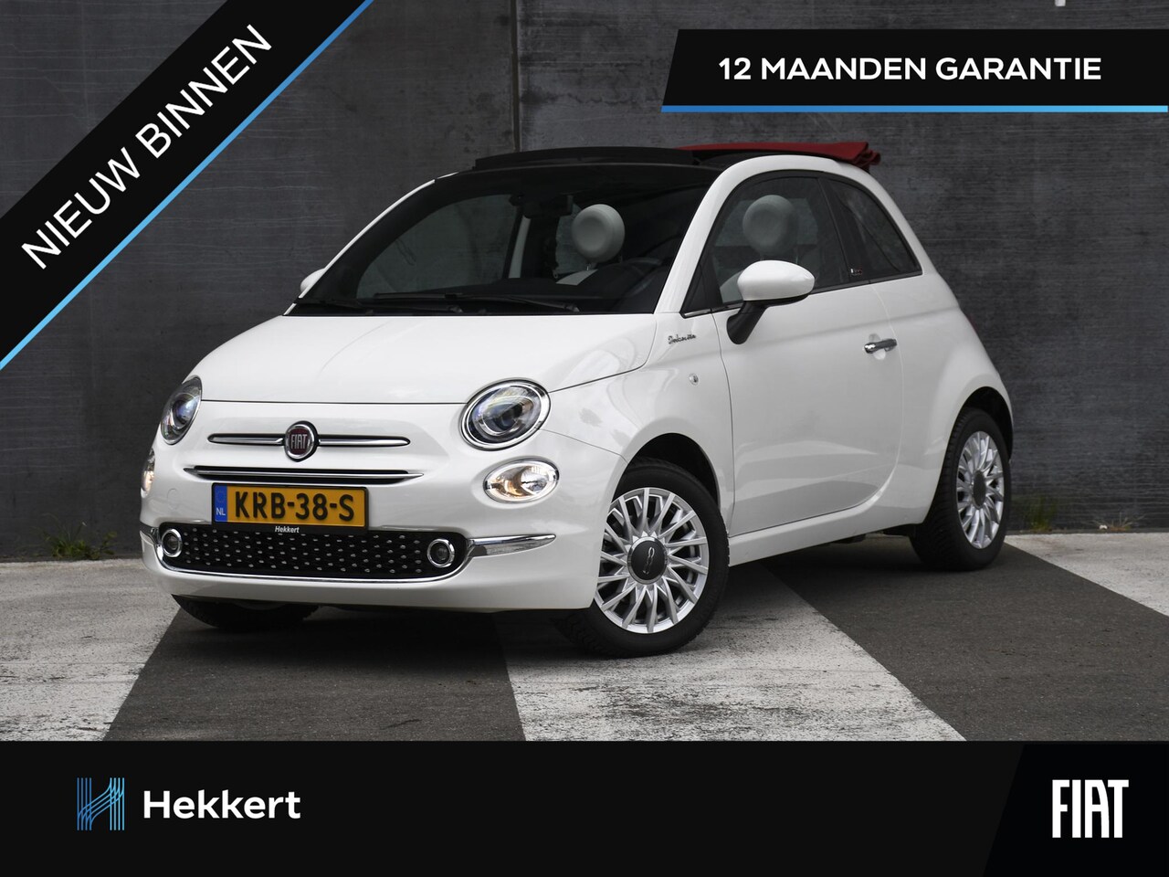 Fiat 500 C - Dolcevita 1.0 Mild-Hybrid 70pk CRUISE.C | 15''LM | AIRCO | DAB | APPLE-CARPLAY - AutoWereld.nl