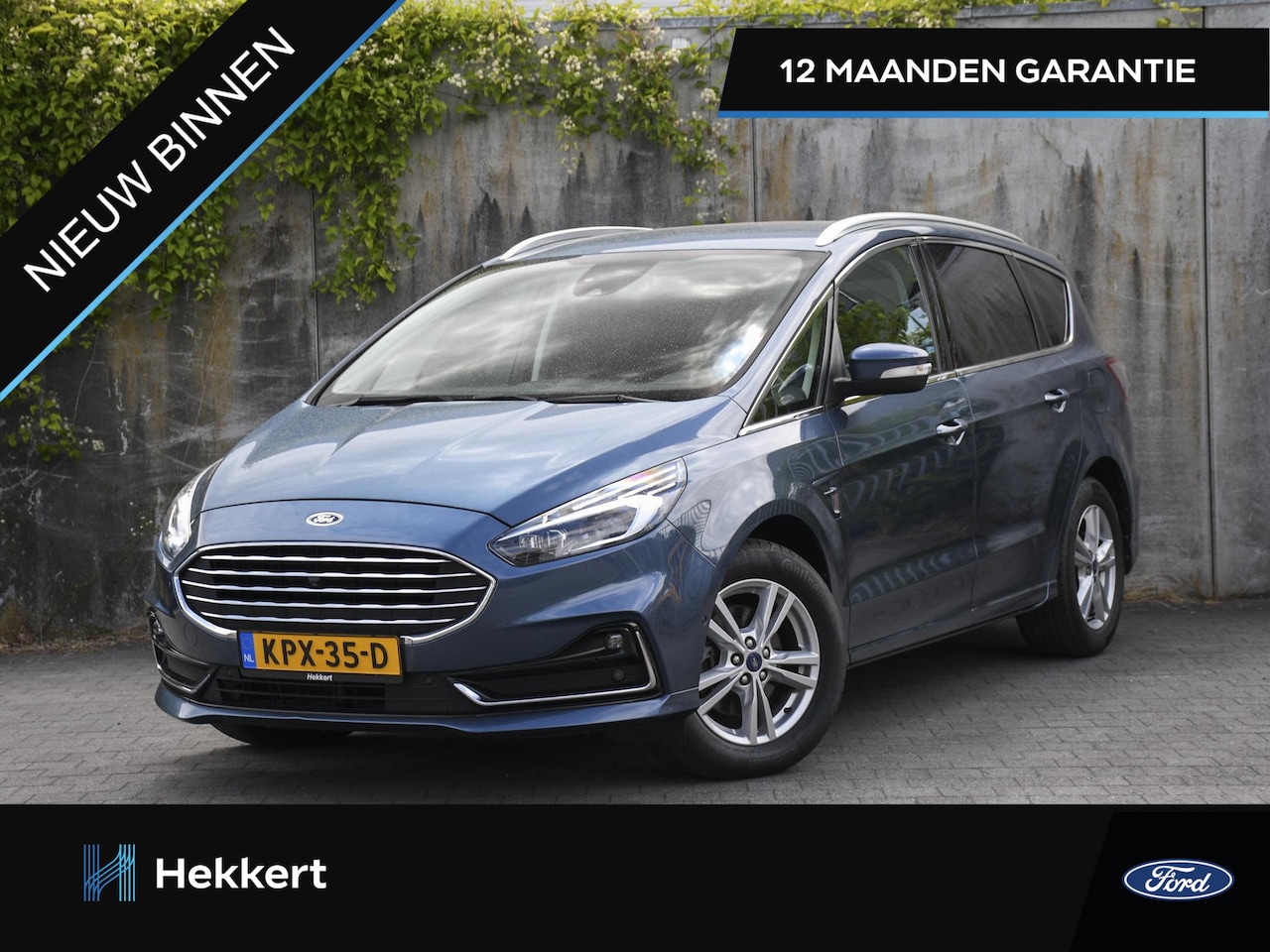 Ford S-Max - Titanium 2.5 FHEV-Hybrid 190pk Automaat 7-Pers. | ADAPT. CC | CAMERA | 17''LM | TREKHAAK | - AutoWereld.nl