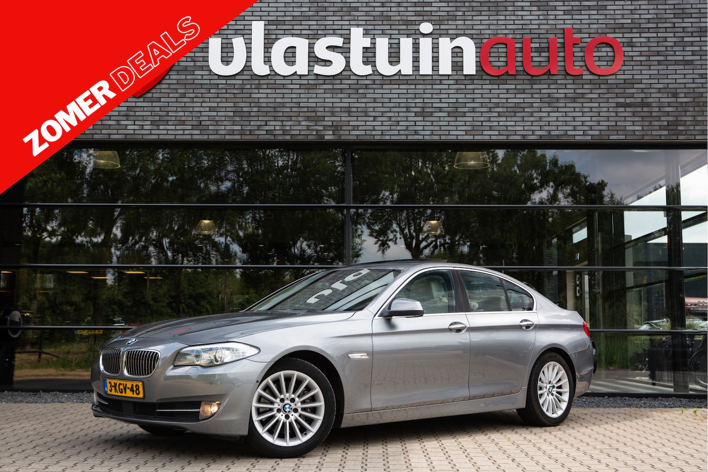 BMW 5-serie - 528i High Executive 528i High Executive , Pano, Adap. Cruise, Comfortstoelen, HUD - AutoWereld.nl