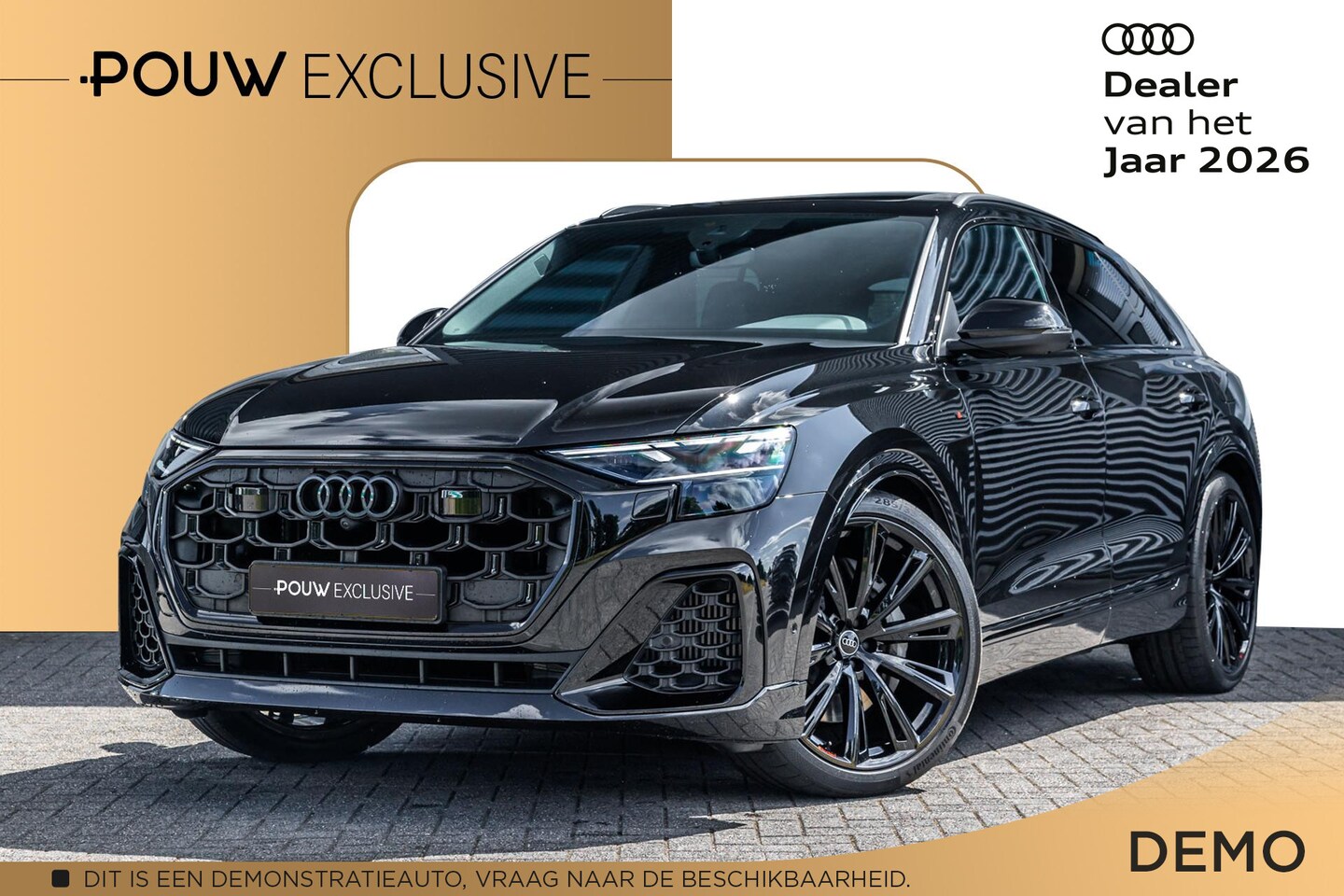 Audi Q8 - 55 TFSIe 394pk quattro Pro Line S | Panoramadak | SQ8 Uitlaat | 23" Velgen | Trekhaak - AutoWereld.nl