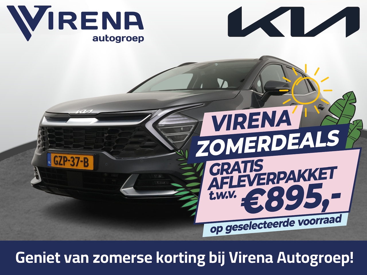 Kia Sportage - 1.6 T-GDi MHEV DynamicPlusLine Automaat - Apple Carplay/Android Auto - Elektrisch bedienba - AutoWereld.nl