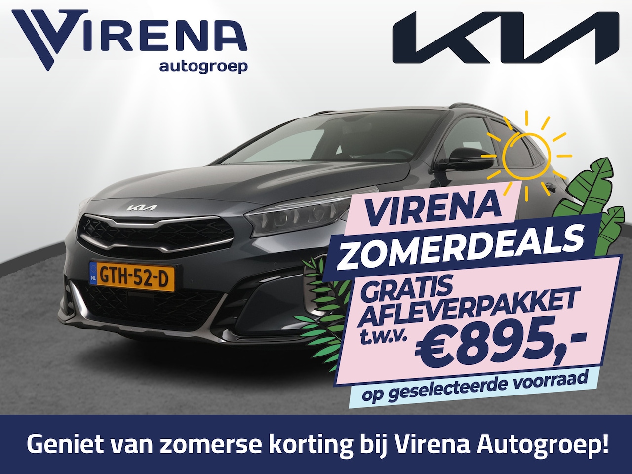 Kia XCeed - 1.5 T-GDi GT-Line - Schuif-/kanteldak - Stoel-/stuurverwarming - Navigatie - Apple CarPlay - AutoWereld.nl