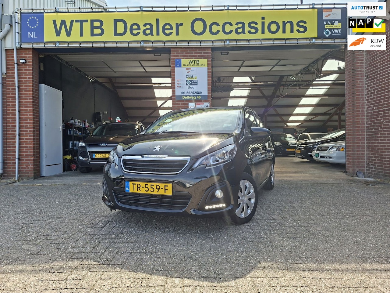 Peugeot 108 - 1.0 e-VTi Active TOP! Airco, Microsoft 7``screen, dealer onderhouden, Elektrische ramen - AutoWereld.nl
