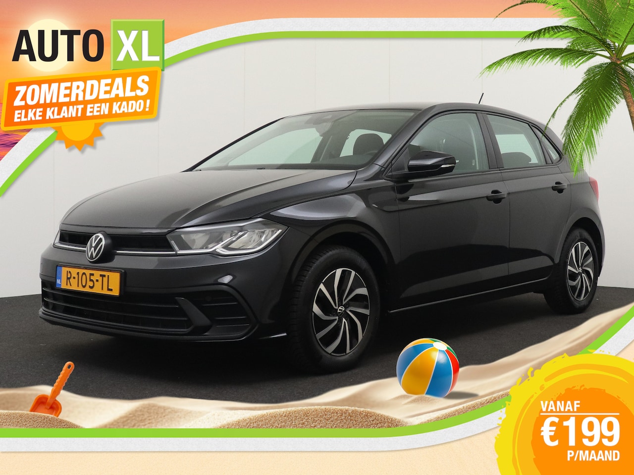 Volkswagen Polo - 1.0 96 PK Aut. TSI Business Digi.Dash Adapt.Cruise Carplay foto - AutoWereld.nl