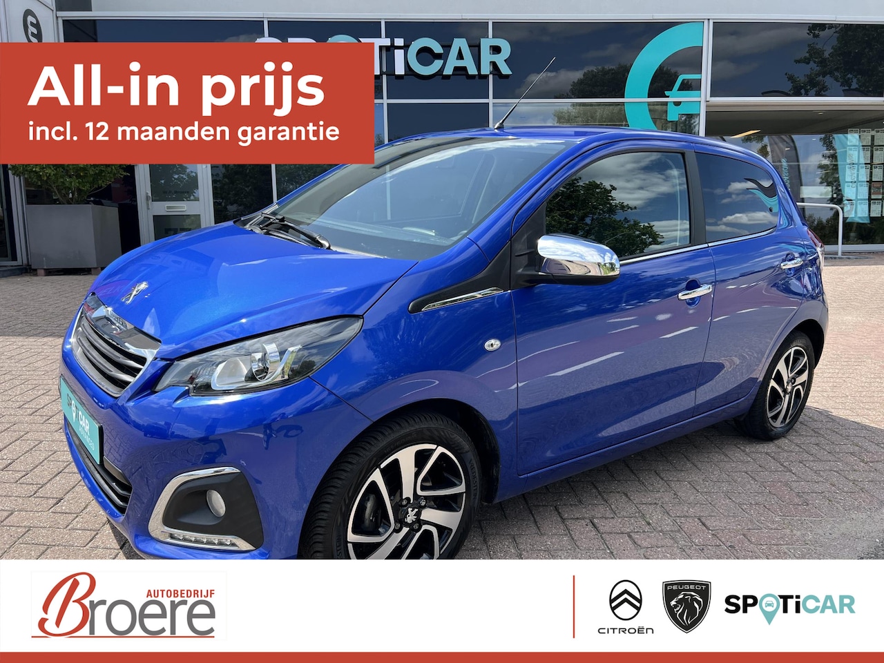 Peugeot 108 - 1.0 e-VTi 72 pk Allure 5 deurs Navigatie via Apple Carplay of Android Auto - AutoWereld.nl