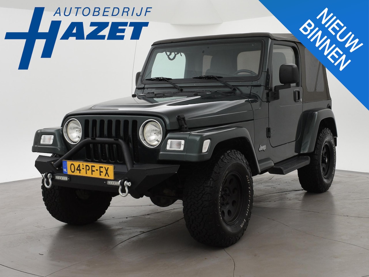 Jeep Wrangler - 4.0i 6-CILINDER 4X4 SOFTTOP SAHARA | AIRCO | ALL TERRAIN BANDEN  | ORIG. NL - AutoWereld.nl