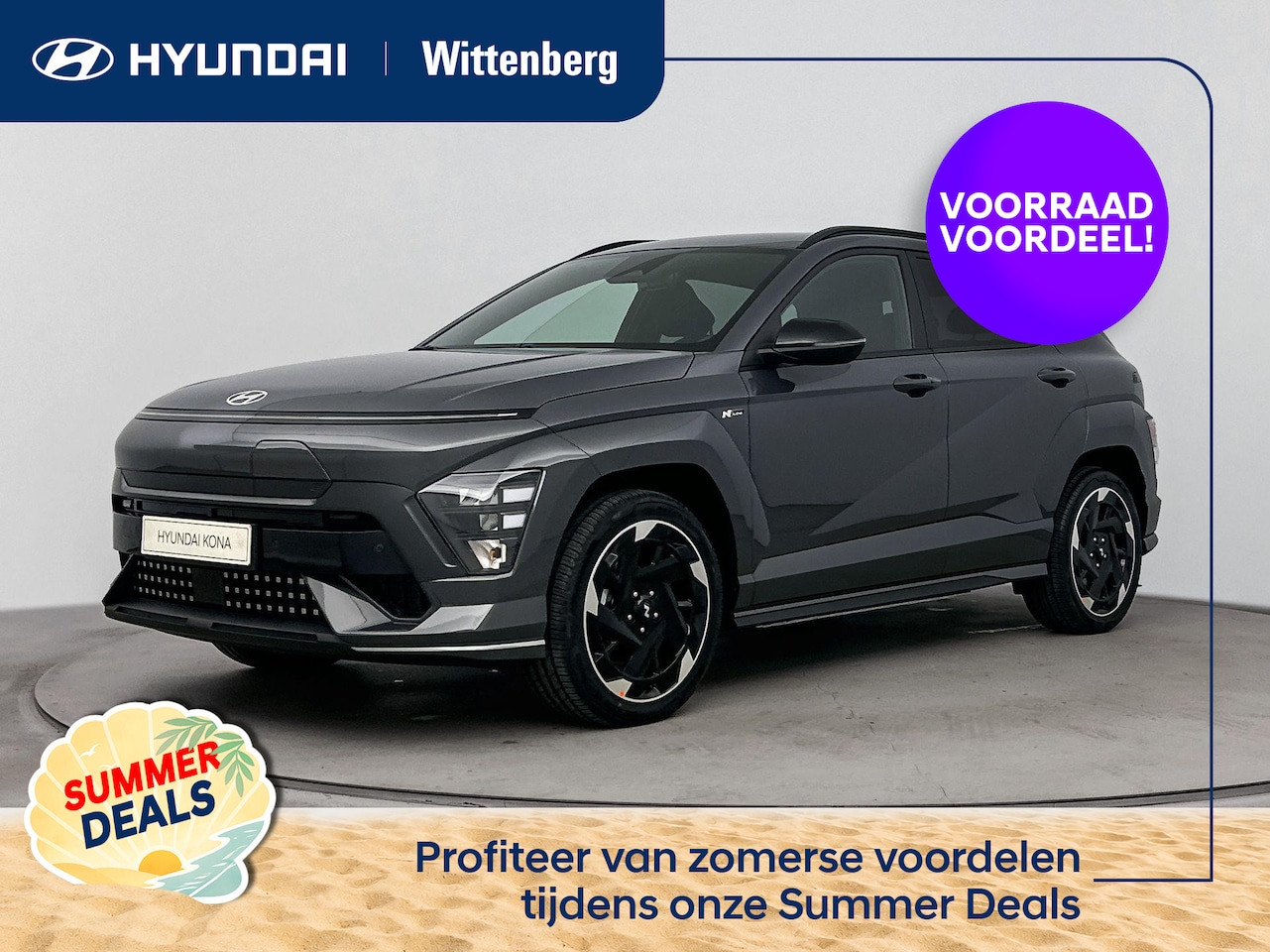 Hyundai Kona Electric - N Line Business 64.8 kWh | Nieuw | Direct leverbaar! | Warmtepomp | 19" lm-wielen | - AutoWereld.nl