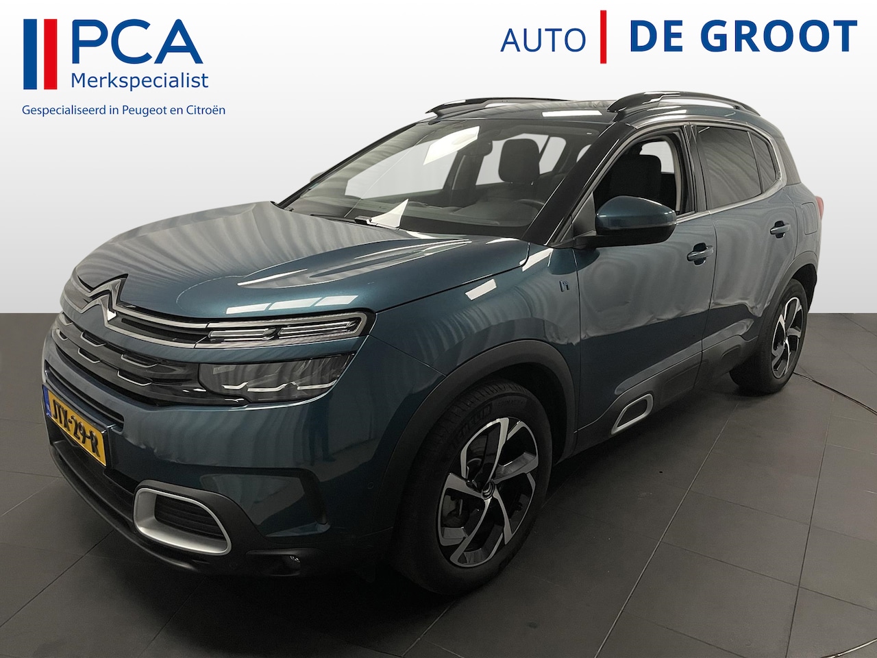 Citroën C5 Aircross - SHINE AUTOMAAT HYbrid 225pk Navi+Carplay | Velours-Leer - AutoWereld.nl