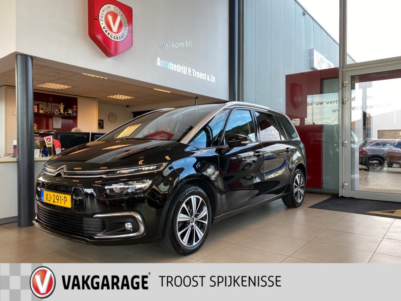 Citroën Grand C4 SpaceTourer - 1.2 PureTech Business 1.2 PureTech Business,7 Persoons,Panoramische Voorruit,Navigatie,Achteruitrijcamera,Keyles - AutoWereld.nl