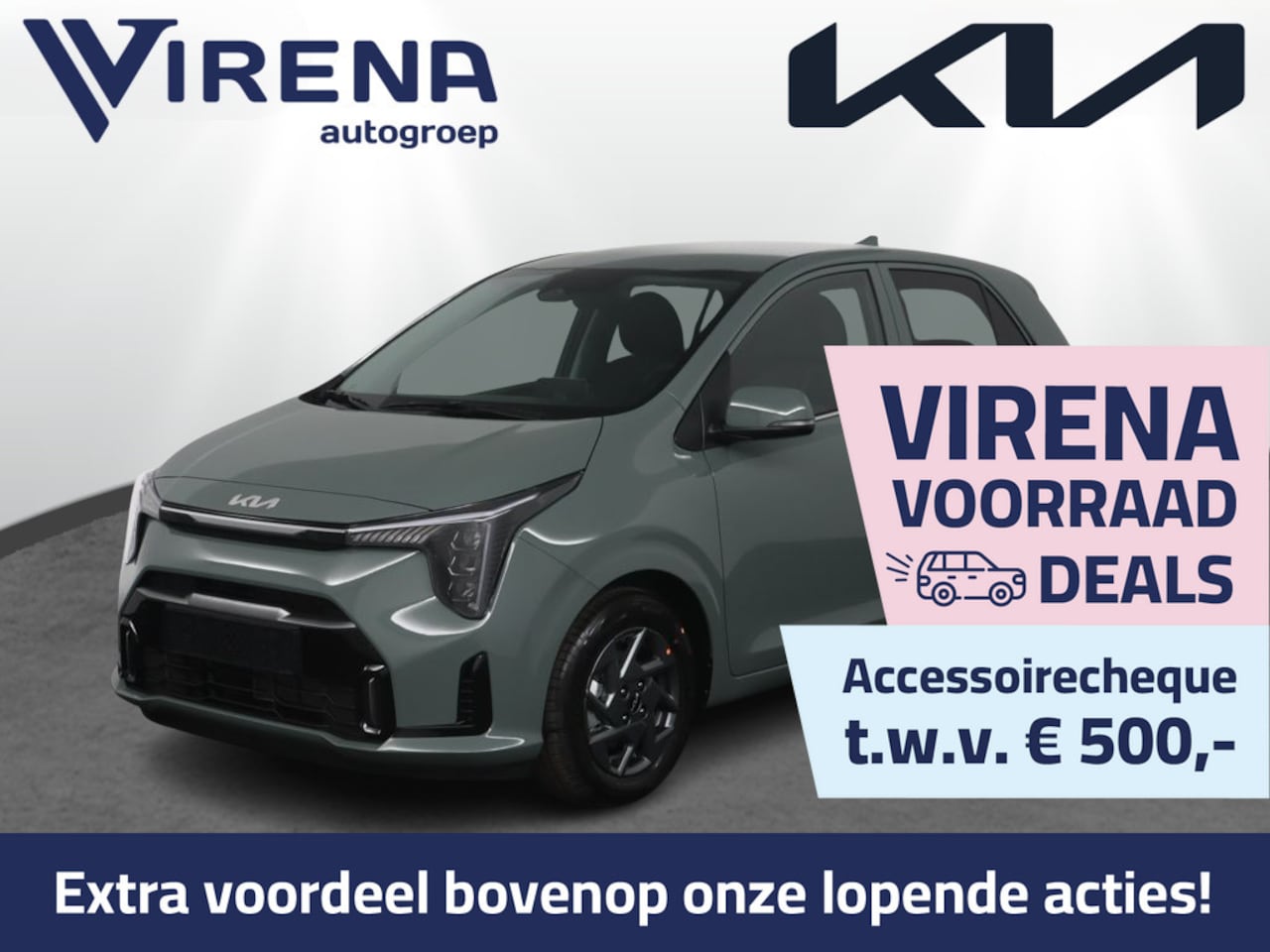 Kia Picanto - 1.0 DPI DynamicPlusLine - Prijs incl. inruilpremie - Achteruitrijcamera - Cruise Control - - AutoWereld.nl