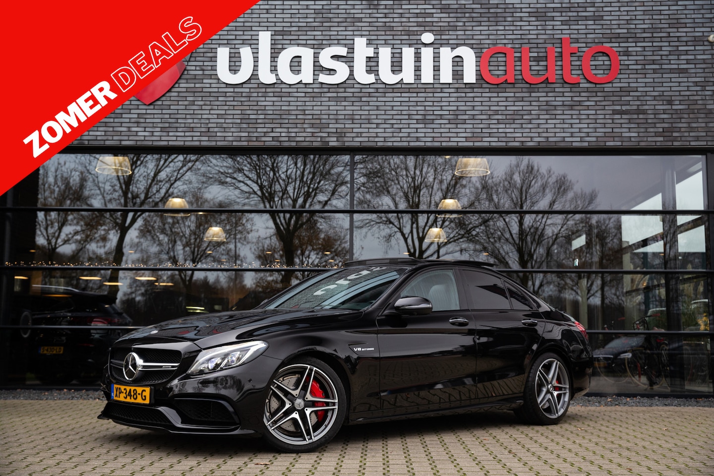 Mercedes-Benz C-klasse - C63 AMG , Pano, Adap. Cruise, Memory, 360-camera, Volledige Historie - AutoWereld.nl
