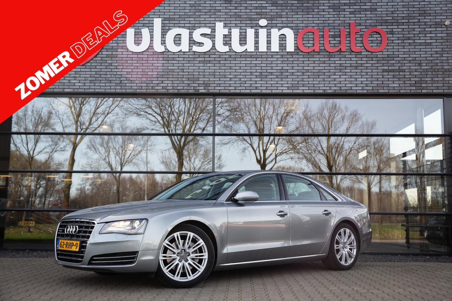 Audi A8 - 3.0 TFSI quattro Pro Line 3.0 TFSI quattro Pro Line 290PK , Leder, Org. NL, Bose, Stoelverwarming Achterin - AutoWereld.nl