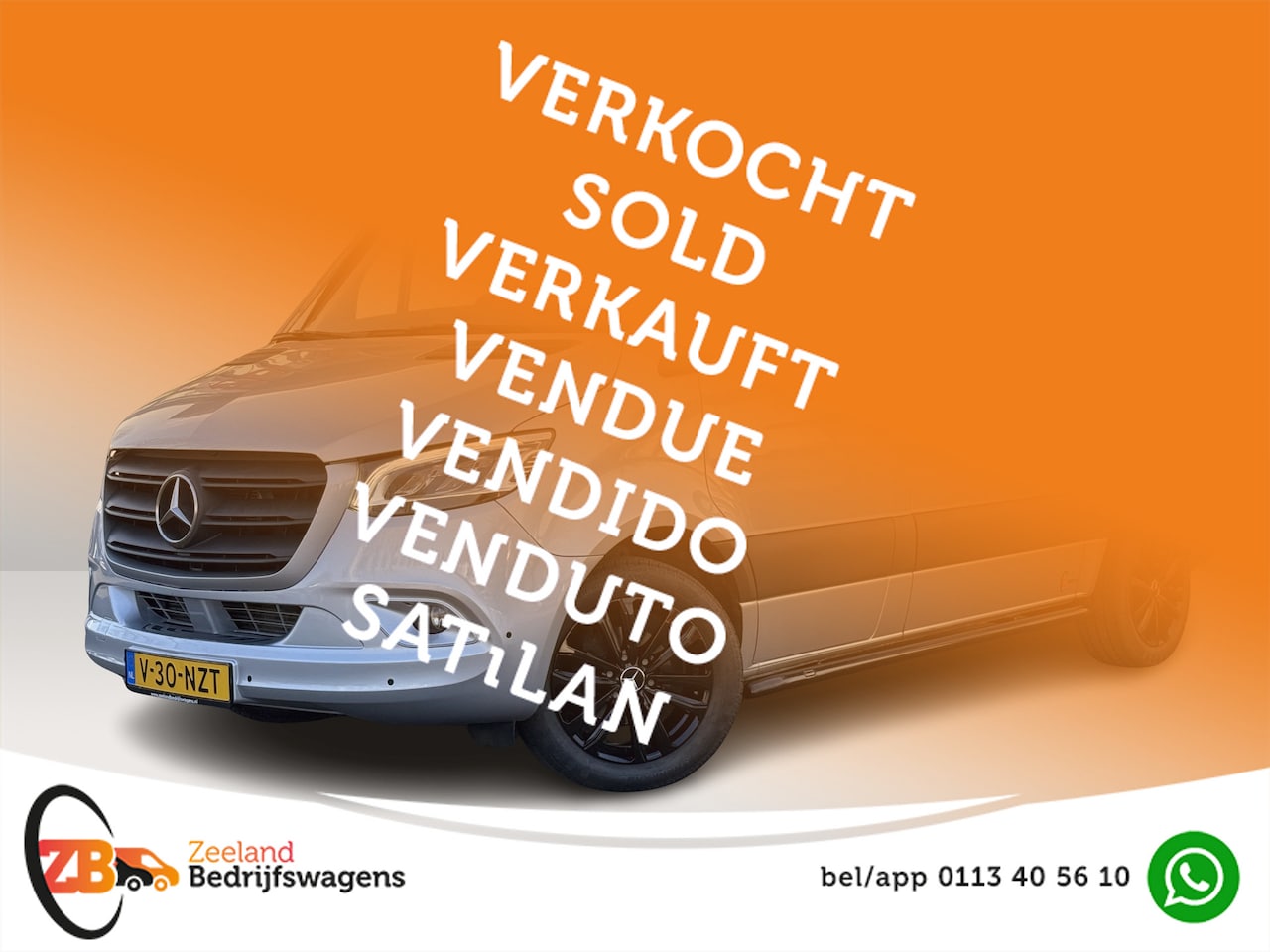 Mercedes-Benz Sprinter - 314 2.2 CDI L1H1 | ZB-Edition | Adapt. cruisec. | LED | Carplay | Camera - AutoWereld.nl