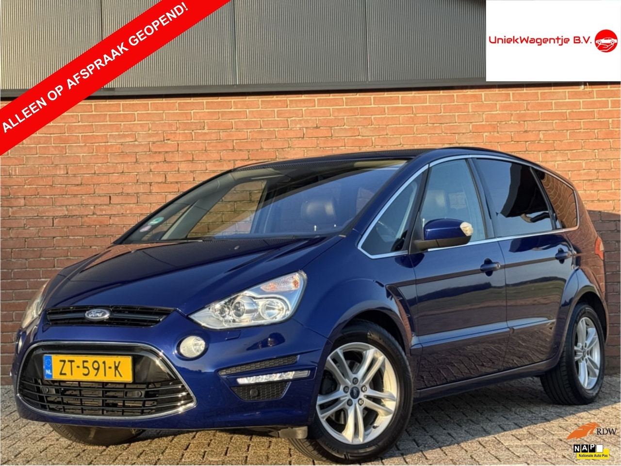 Ford S-Max - 2.0EB PLATINUM | NAVI! | PANODAK! | TREKHAAK! - AutoWereld.nl