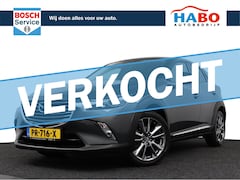 Mazda CX-3 - 2.0 SKYACTIV-G 120 GT-LUXURY AUTOMAAT ECC/CRUISE/NAV/CAMERA/LEDER/KEYLESS.ENTRY/STOEL.VERW