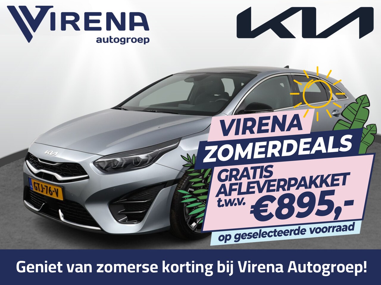 Kia Pro cee'd - 1.5 T-GDi GT-Line AUTOMAAT - Stoel/Stuur verwarming - Apple Carplay/Android Auto - Achteru - AutoWereld.nl